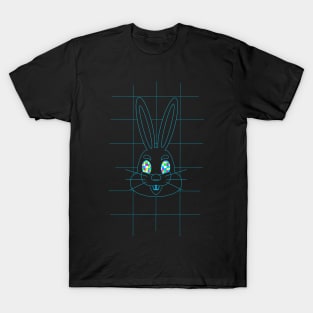 GRID DRAWING of a easter bunny T-Shirt